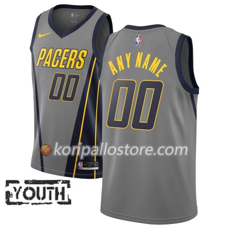 Indiana Pacers Custom 2018-19 Nike City Edition Harmaa Lasten Pelipaidat Swingman